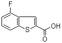 structure of CAS# 310466-37-6, 4-Fluorobenzothiophene-2-carboxylic acid