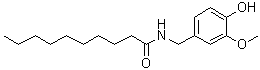 structure of CAS# 31078-36-1, N-Vanillyldecanamide