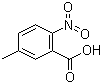 structure of CAS# 3113-72-2, 5-Methyl-2-nitrobenzoic acid