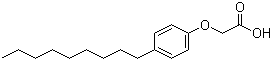 structure of CAS# 3115-49-9, 4-Nonylphenoxyacetic acid