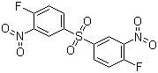 structure of CAS# 312-30-1, Bis(4-fluoro-3-nitrophenyl)sulfone