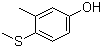 structure of CAS# 3120-74-9, 3-Methyl-4-(methylthio)phenol