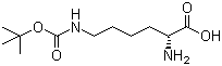 structure of CAS# 31202-69-4, N-epsilon-Boc-D-lysine