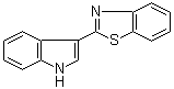 structure of CAS# 31224-76-7, 3-(2-Benzothiazolyl)indole