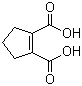 1-环戊烯-1,2-二羧酸分子结构 (CAS 3128-15-2)