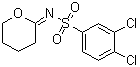3,4-二氯-N-(四氢-2H-吡喃-2-亚基)苯磺酰胺分子结构 (CAS 3128-52-7)