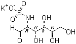 N-Sulfo-glucosamine potassium salt molecular structure (CAS 31284-96-5)
