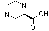 structure of CAS# 31321-68-3, (R)-Piperazine-2-carboxylic acid