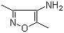 structure of CAS# 31329-64-3, 3,5-Dimethyl-4-isoxazolamine