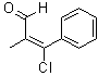 (2E)-3-氯-2-甲基-3-苯基-2-丙烯醛分子结构 (CAS 31357-82-1)