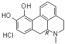 R-(-)-阿朴吗啡盐酸盐分子结构 (CAS 314-19-2)