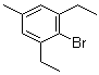 1-溴-2,6-二乙基-4-甲基苯分子结构 (CAS 314084-61-2)