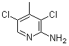 structure of CAS# 31430-47-4, 2-Amino-3,5-dichloro-4-methylpyridine