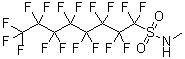 全氟-N-甲基辛烷磺酰胺分子结构 (CAS 31506-32-8)