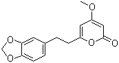 CAS 登录号：3155-57-5, 二氢麻醉椒苦素, 二氢麻醉椒苫素, 6-[2-(1,3-苯并二氧杂环戊-5-基)乙基]-4-甲氧基-5,6-二氢-2H-吡喃-2-酮