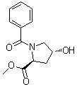 structure of CAS# 31560-20-0, N-苯甲酰基-反式-4-羟基-L-脯氨酸甲酯