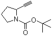 structure of CAS# 316141-37-4, (R)-tert-Butyl 2-ethynylpyrrolidine-1-carboxylate