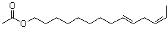 structure of CAS# 31654-77-0, (9E,12Z)-9,12-Tetradecadien-1-ol 1-acetate