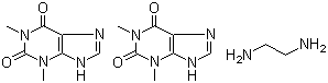 structure of CAS# 317-34-0, Aminophylline