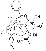 CAS 登录号：3175-95-9, 3-去氧乌头碱