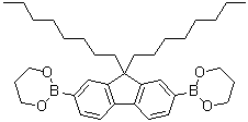 2,7-Bis(1,3,2-dioxaborinan-2-yl)-9,9-dioctyl-9H-fluorene molecular structure (CAS 317802-08-7)