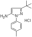 CAS # 317806-86-3, 3-tert-Butyl-1-(4-methylphenyl)-1H-pyrazol-5-amine hydrochloride, 3-tert-Butyl-1-(p-tolyl)-1H-pyrazol-5-amine hydrochloride