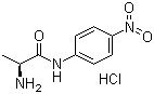 structure of CAS# 31796-55-1, L-Alanine 4-nitroanilide hydrochloride