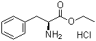 L-苯丙氨酸乙酯盐酸盐分子结构 (CAS 3182-93-2)