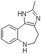 2-甲基-1,4,5,6-四氢咪唑并[4,5-d][1]苯并氮杂卓分子结构 (CAS 318237-73-9)