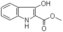 structure of CAS# 31827-04-0, 3-羟基吲哚-2-甲酸甲酯