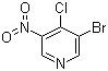 structure of CAS# 31872-63-6, 3-Bromo-4-chloro-5-nitropyridine
