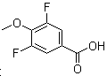 structure of CAS# 319-60-8, 3,5-二氟-4-甲氧基苯甲酸