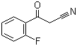structure of CAS# 31915-26-1, 2-Fluorobenzoylacetonitrile