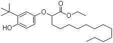 CAS 登录号：31994-60-2, 2-(3-叔丁基-4-羟基苯氧基)十四酸乙酯