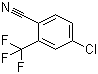 structure of CAS# 320-41-2, 4-Chloro-2-(trifluoromethyl)benzonitrile