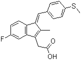硫化舒林酸分子结构 (CAS 32004-67-4)