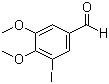 structure of CAS# 32024-15-0, 4,5-二甲氧基-3-碘苯甲醛