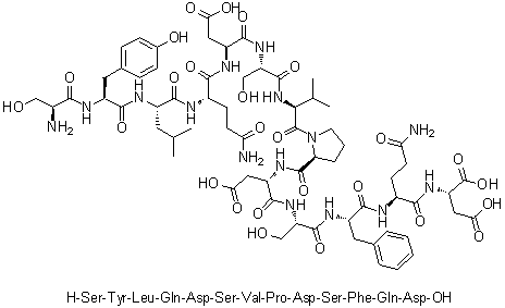 CAS 登录号：320341-56-8, L-丝氨酰-L-酪氨酰-L-亮氨酰-L-谷氨酰胺酰-L-alpha-天冬氨酰-L-丝氨酰-L-缬氨酰-L-脯氨酰-L-alpha-天冬氨酰-L-丝氨酰-L-苯丙氨酰-L-谷氨酰胺酰-L-天冬氨酸