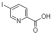structure of CAS# 32046-43-8, 5-碘-2-吡啶羧酸