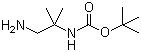 structure of CAS# 320581-09-7, (2-Amino-tert-butyl)carbamic acid tert-butyl ester