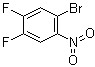 2-Bromo-4,5-difluoronitrobenzene molecular structure (CAS 321-17-5)
