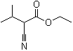 structure of CAS# 3213-49-8, Ethyl alpha-cyanoisovalerate