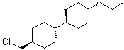 (反式,反式)-4-(氯甲基)-4'-丙基-1,1'-联环己烷分子结构 (CAS 321308-90-1)