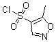 structure of CAS# 321309-26-6, 5-Methylisoxazole-4-sulfonyl chloride