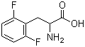 structure of CAS# 32133-39-4, 2,6-Difluoro-DL-phenylalanine