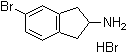 structure of CAS# 321352-52-7, 5-Bromoindan-2-amine hydrobromide
