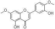 5,3'-二羟基-7,4'-二甲氧基黄酮分子结构 (CAS 32174-62-2)