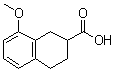 8-Methoxy-1,2,3,4-tetrahydronaphthalene-2-carboxylic acid molecular structure (CAS 32178-63-5)