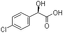 (R)-4-氯扁桃酸分子结构 (CAS 32189-36-9)