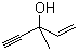 3-Methyl-1-penten-4-yn-3-ol molecular structure (CAS 3230-69-1)